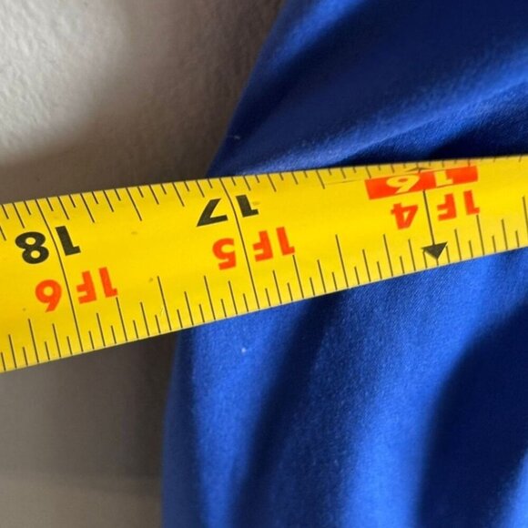 Zara Womens Bloggers Favorite Strappy Poplin Tie Midi Dress Blue Size Medium - Picture 3 of 15